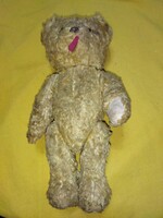 Régi szalma maci 25 cm