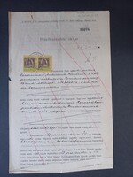 Hitelbiztosítéki okirat Kereskedelmi Bank 230 000 000 millió korona erejéig egy dunajobbparti ingatl