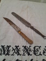 Antik Illés kés fenőacéllal