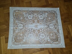 Téglalap alakú csipke terítő abrosz 84x67cm új