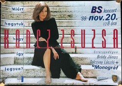 Koncz Zsuzsa plakát 1999. 