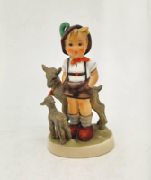 Hummel Goebel porcelán figura TMK4 200 kis kecskepásztor 12cm