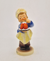 Hummel Goebel figura 128 cukrász fiú tortával TMK7 13cm