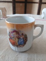 Régi porcelán Zsolnay bögre  65