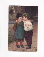 GYK:250 Gyerekek képeslap "Postatiszta" A TITOK