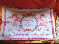 Ritka, falidísz, "Dicsőség Istennek Békesség a földön a jóakaratú embernek" !" 38.