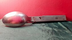 KANÁLGÉP kés-villa-kanál-többfunkciós fémtokban kb.20 cm,180 gramm