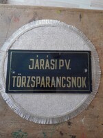 Régi tábla - TÖRZSPARANCSNOK