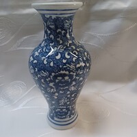 Kék- fehér kínai stílusú váza Jingdezhen