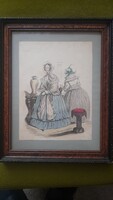 1860 ban készült divatkép 2