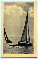 Balaton - vitorlás -retro  képeslap