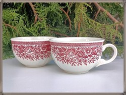 Villeroy & Boch "Fasan" pink fajansz csészék