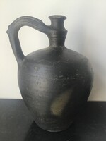 Népi kerámia korsó Mohácsi 37cm