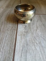 Szép régi ezüstözött fűszertartó (6,8x3,9 cm)