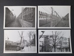 Régi fotók 3 db Auschwitz és 1 tankos kép