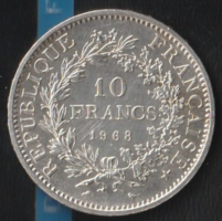 10 Francs 1968