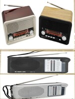 Vintage Retro Klasszikus Rádió Bluetooth Fa Rádió Két Választható Változat Ajándék Hordozható Rádió!