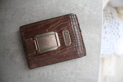 Fossil valódi bőr férfi pénztárca - szép állapotban