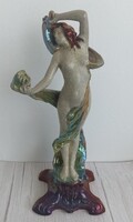 Szecessziós porcelán Eozin Nő!