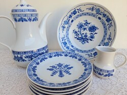 Kek hagyma mintas Kahla porcelanok