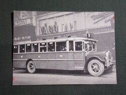 Képeslap,Budapest,Mávag,Mercedes N 500 1929 autóbusz,1982-