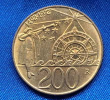 San Marino emlék 200 Líra   (2315)