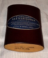 Elsősegély gáz sebcsomag (1942, Dr. Bayer és Társa) BONTATLAN