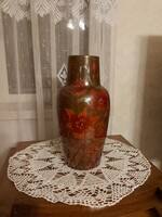 Antik Zsolnay eozin pazar váza! 33cm!