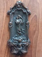 Antik bronz szentelvíztartó