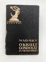 Madary Károly: Okkult gondolat és megismerés - antik, ritka, első kiadás, 1922