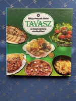 Liscsinszky Béla: Négy évszak ételei TAVASZ az Aranysárkány vendéglőben. 1985.