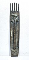 Percz János (1920 - 2000) - Bronz falimaszk, 1960-as évek - 52292