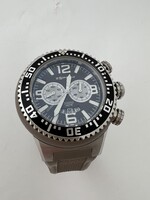 ZOPPINI bézs színű férfi karóra 49mm szilikon szíjjal