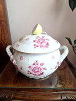 Herendi nanking boquet 12 személyes leveses tál