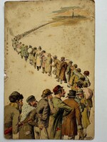 Ritka, 1900-as évek eleji karikatúra képeslap