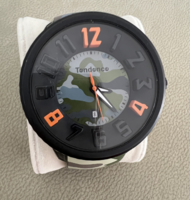 Tendence- unisex karóra 50 mm, terepmintás szilikon szíjjal