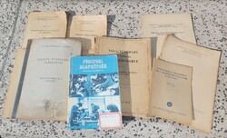 Ritka fémipari, metallográfiai és galvanizálás szakkönyvek 1940-es, 50-es, 60-as évek