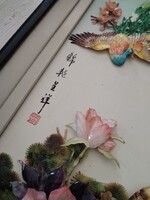 3D - Kínai, / kagylóberakásos , dekorációs panel