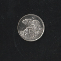 5 cent New Zeeland kupronikkel