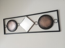 Modern/modernista fém fali dísz Germany 65x20.5cm