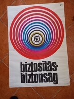 1973-ból. Állami biztósító plakát ! (59x83cm)