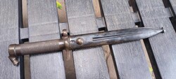 Háborús svéd M1896 bajonet tele beütőkkel, regiment jelzéssel