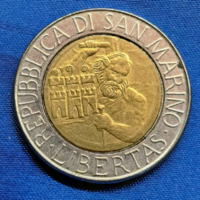 1994. San Marino 500 Líra  "Donna Felicissima" (735)