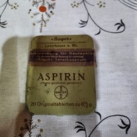 Fémdoboz Antik Aspirin