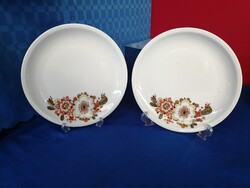 Egyben! Alföldi, icu mintás porcelán tányér, 2 db egyben eladó!