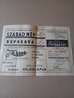 Vintage szórólap.