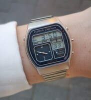 Citizen Digi - Ana retro digitális quartz óra - Tiktakwatch szervizkártyával, garanciával