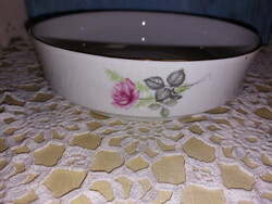 Alföldi Bazsarózsás - Rózsás porcelán köretes tál