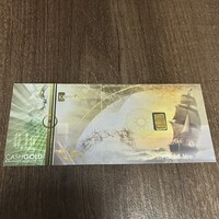 Karatbars CashGold 0.1g 999.9 24K Arany lappal