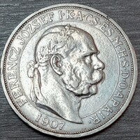 Ferenc József 5 Korona 1907 Koronázási